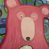 Bear at The Junction - Painting