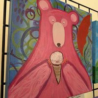 Bear at The Junction - Painting