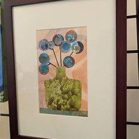 Mid-Century Flowers - Framed