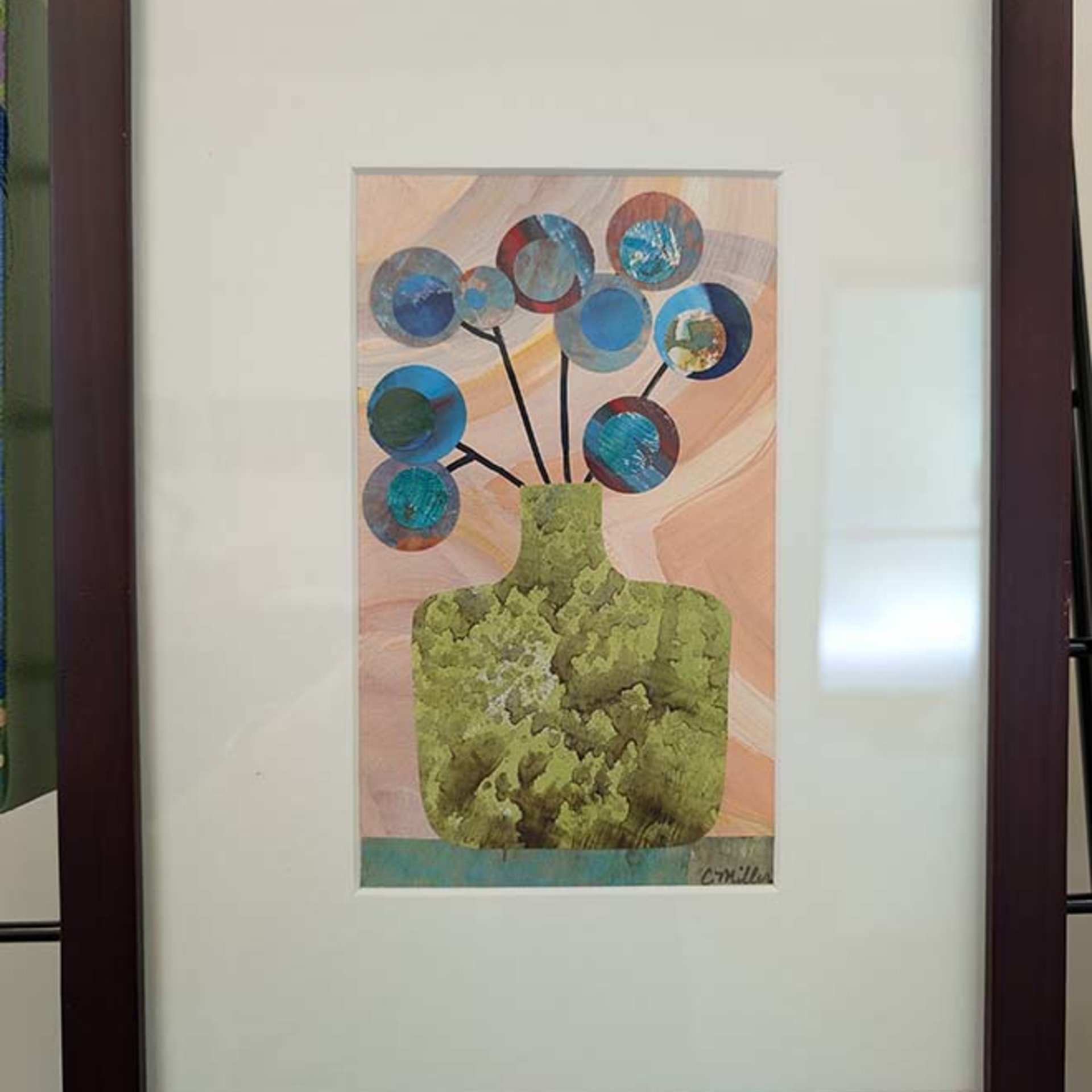 Mid-Century Flowers - Framed